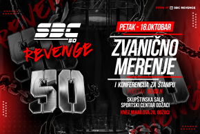 SBC 50 Revenge – 18.Oct Official Weigh-in